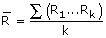 r-bar formula